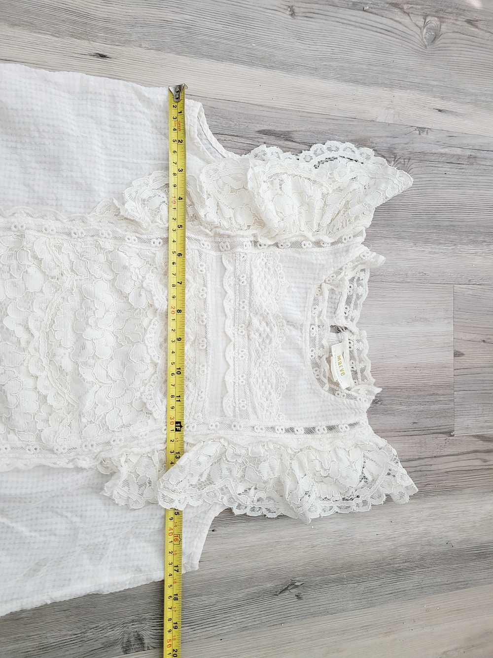 Maeve by Anthropologie Lace Cami with White Lining - Picture 4 of 6